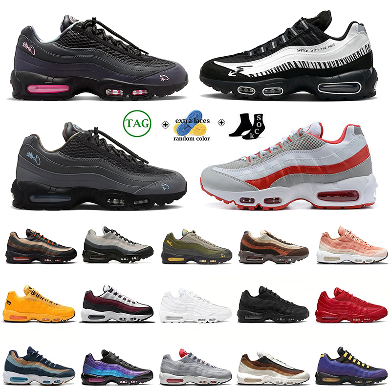 

Corteiz x 95s Pink Beam Cushion Running Shoes Big Size US 12 Mens Trainers OG 95 Aegean Storm Sketch Hyper Red NYC Taxi Cork Greedy Dark Army Men Sports Sneakers, B30 40-46 cork