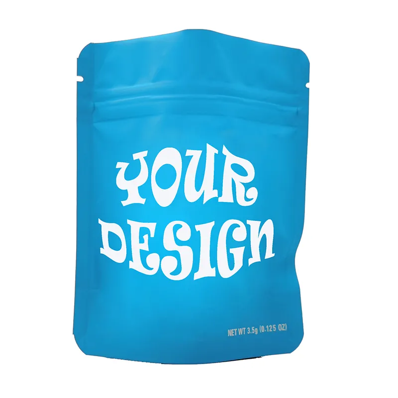 

Edible Packaging Bag Custom Made Wholesale Reusable Aluminum Foil Packaging Ziplock Custom Mylar Preroll Child Resistant Bag