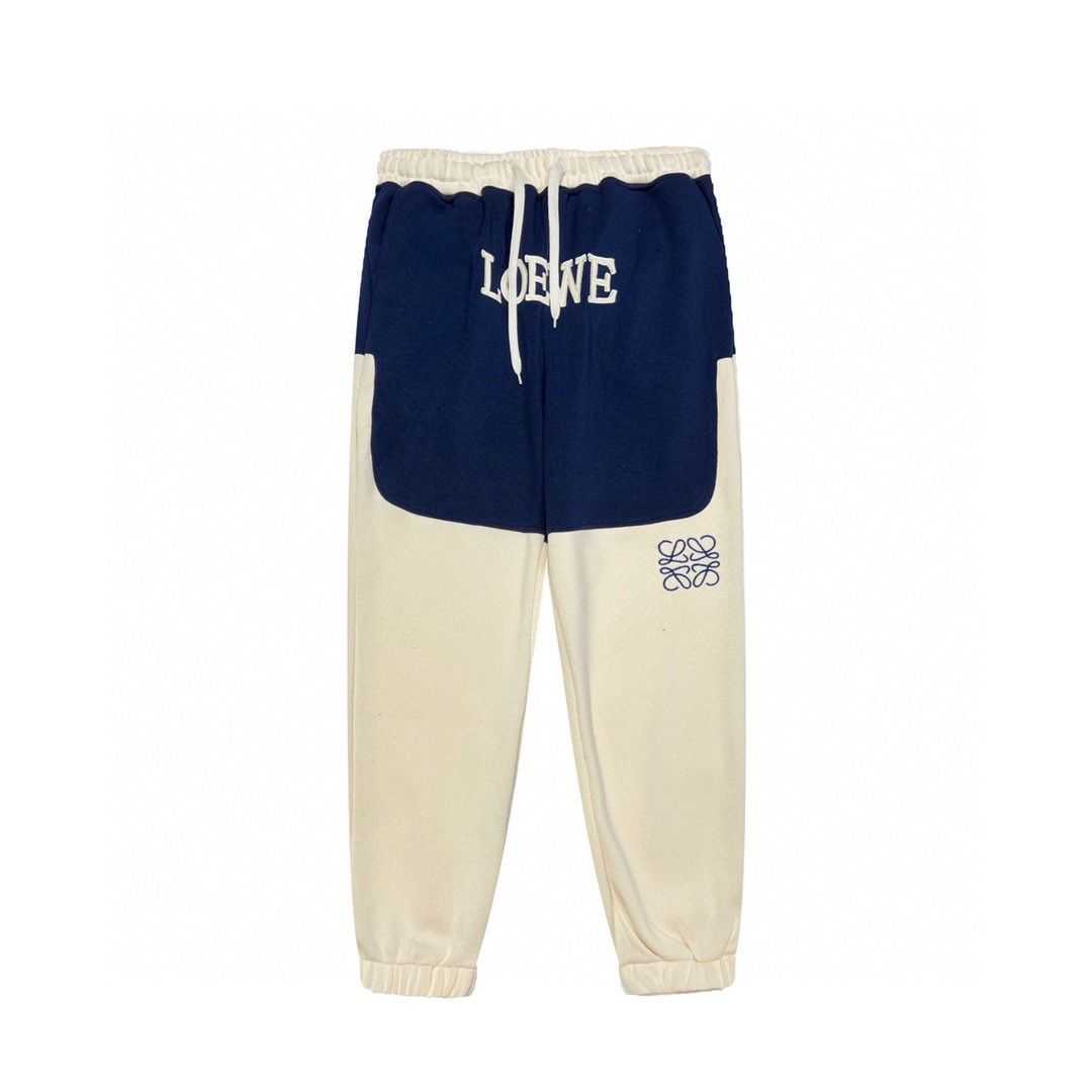 

Designer Fashion Clothing Casual Pant Loewe Distinguish Currency 20233ss Spliced Embroidery Casual Guard Pants for Men and Women Loose Fashion Streetwear Jogger T, Picture color