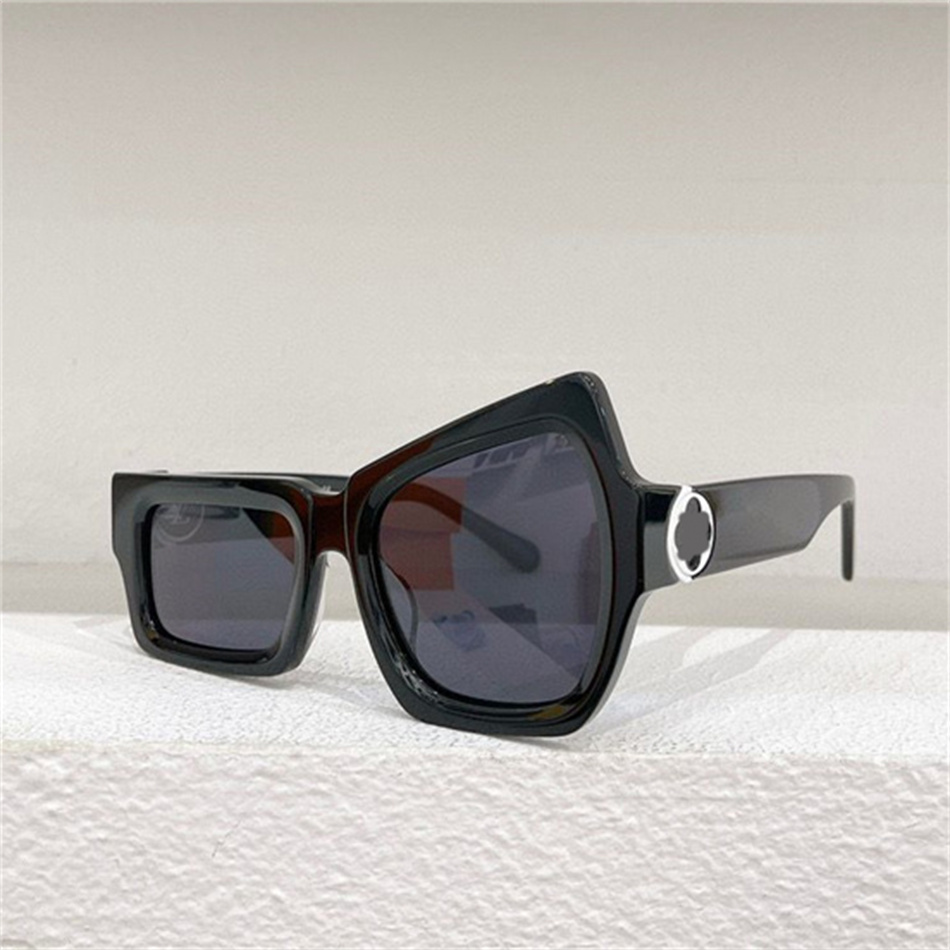 

high quality Sunglasses Luxury women Summer cat eyes style Retro Shield lens Plate Square full frame fashion Eyeglasse Irregular stylish features