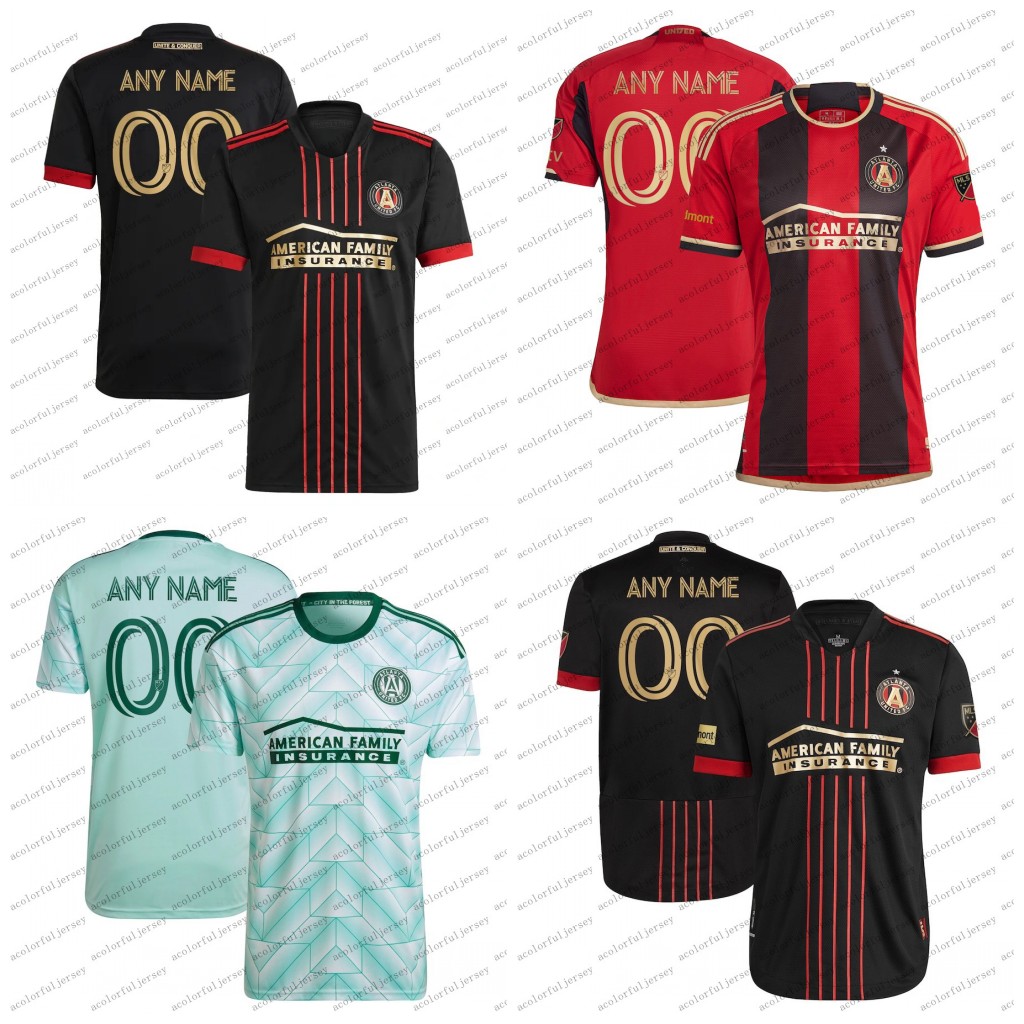 

2023 2024 Soccer Jerseys MLS Atlanta United FC22 23 Away Black Maillots de foot MARTINEZ BARCO ROBINSON DAMM Football shirt, Pics