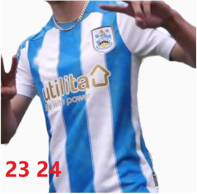 

Huddersfield Town 2023 soccer jerseys home away RHODES 9 HEADLEY 48 KOROMA 10 DIARRA 35 KASUMU 18 RODONI 22 men jersey football shirts 23 24 888, White