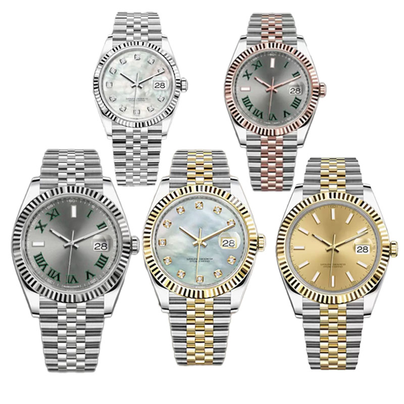 

Designer Watches datejust date Automatic Mechanical Movement Full Stainless Steel 904L Life Waterproof Montre De Luxe Business Wristwatch Casual