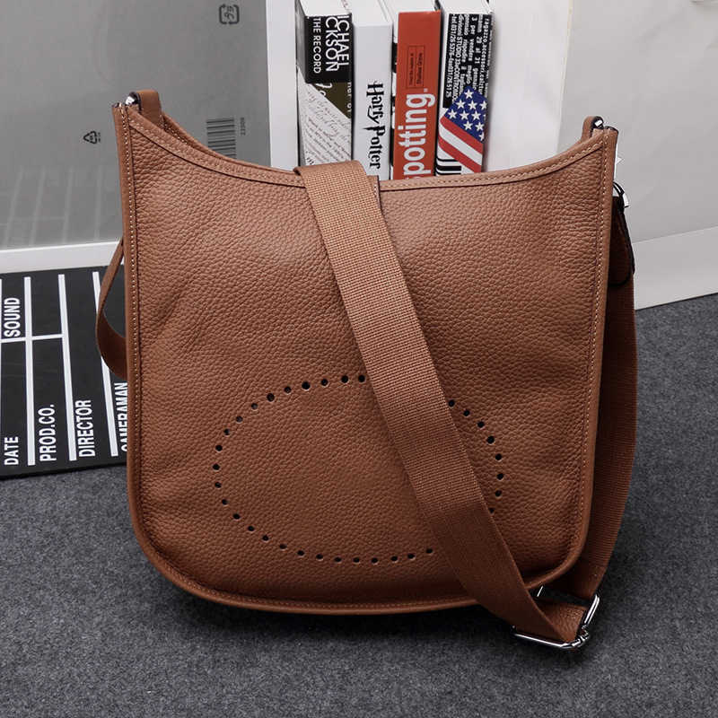 

Designer H Home bag Evelynn Women's Genuine Summer Leather Bag Shoulder Evelyns Small Crowd Cowhide Tote Crossbody Fashion KQIG