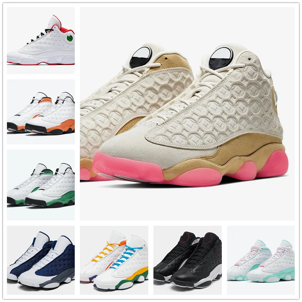 

Kids Shoes Toddler Designer Sneakers History of Flight 13s GS Playground Aurora Green He Got Game Big Boys Bred Flint Black Cat Multi Basket