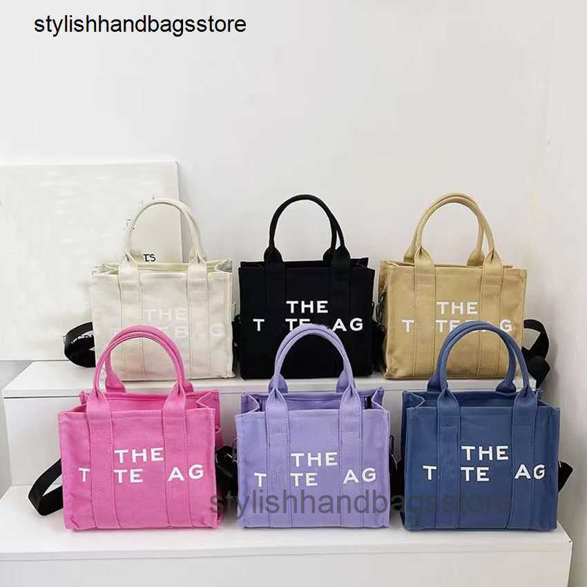 

Cross Body High Quality Totes Bag Marc Handbag Shoulder Bags Women Canvas Practical Large Capacity Summer Ladies Crossbody Letter Printing Purse Totebag, #1