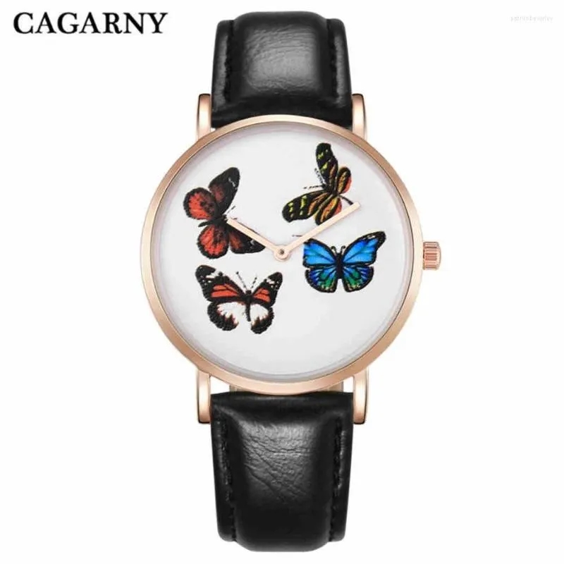 

Cagarny Women Watches Shinning Diamonds Women's Quartz Watch Rose Gold Steel Bracelet Ladies Dress, Split