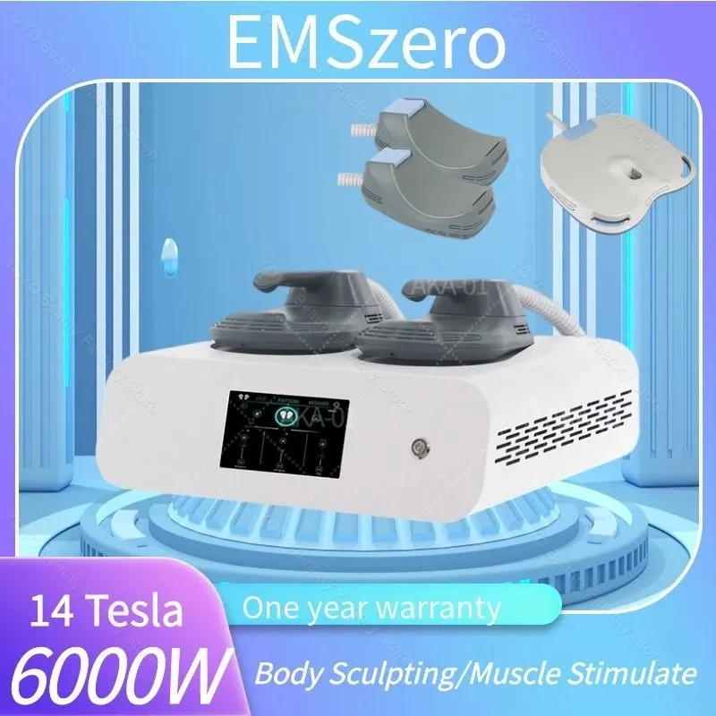 

EMSzero 14 Tesla 6000W DLS-EMSzero Muscle Stimulate Fat Removal Body Slimming Butt Build Sculpt Muscle Training Slimming Machine