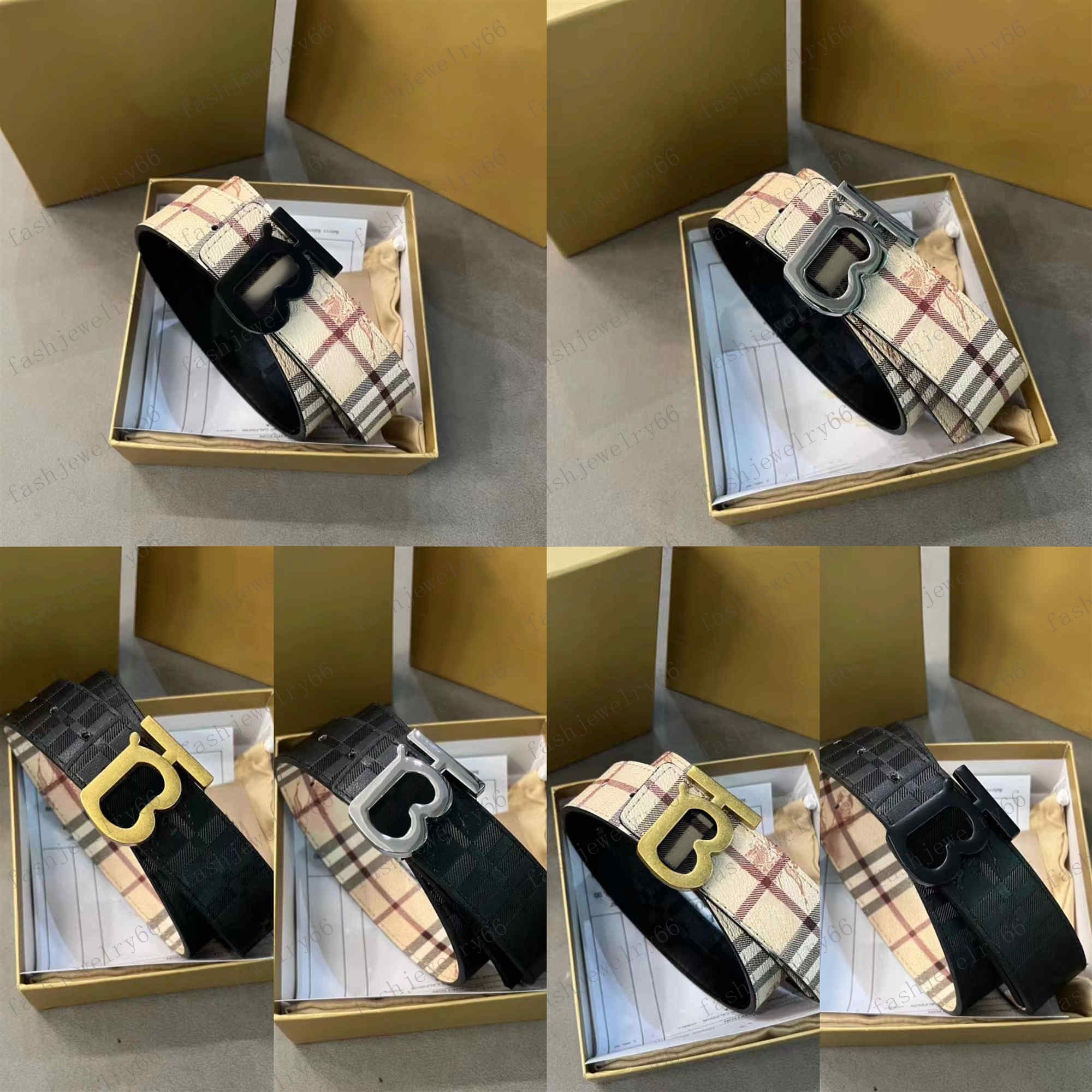 

New designer belt mens belt luxury belts for man designer gold and silver buckle cintura belts for women designer width 3.8cm head striped double-sided casual, Color 2