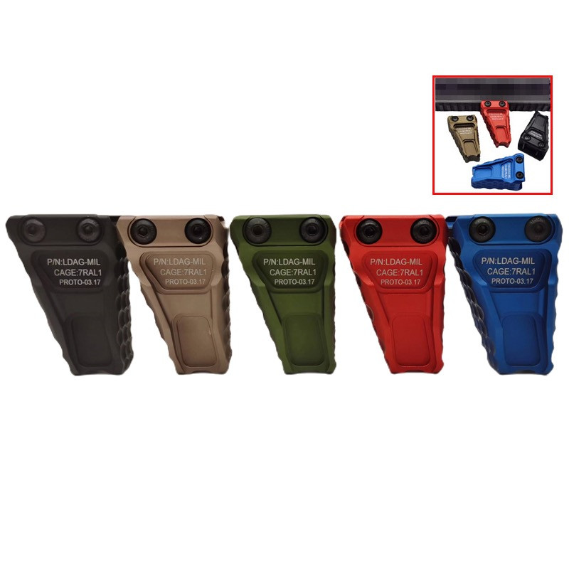 

Tactical Accessories LDAG Handstop Angeled Foregrip with Guide 20MM Rail Handguard for M4 M16 AR15 Jimming Kublai