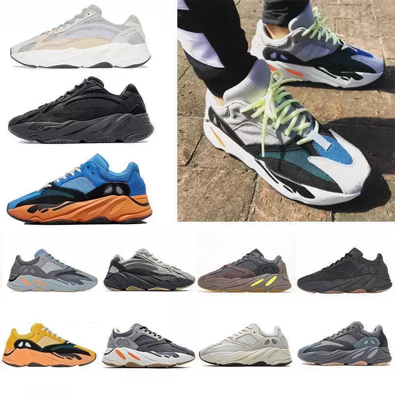 

Fashion Men Trainers Running Shoes Waves Runners Shoes Designer Hi Res Blue Red Faded Azure Solid Grey Magnet Vanta Inertia Azael Carbon Kanye Boot Sneakers Size 36-46, 15