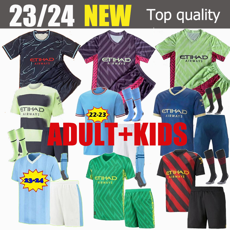 

2023 2024 DE BRUYNE GREALISH HAALAND Soccer Jerseys 22 23 24 MAN City Gundogan RODRIGO BERNARDO MAHREZ FODEN GREALISH Manchesters Football Shirt adult kids kit