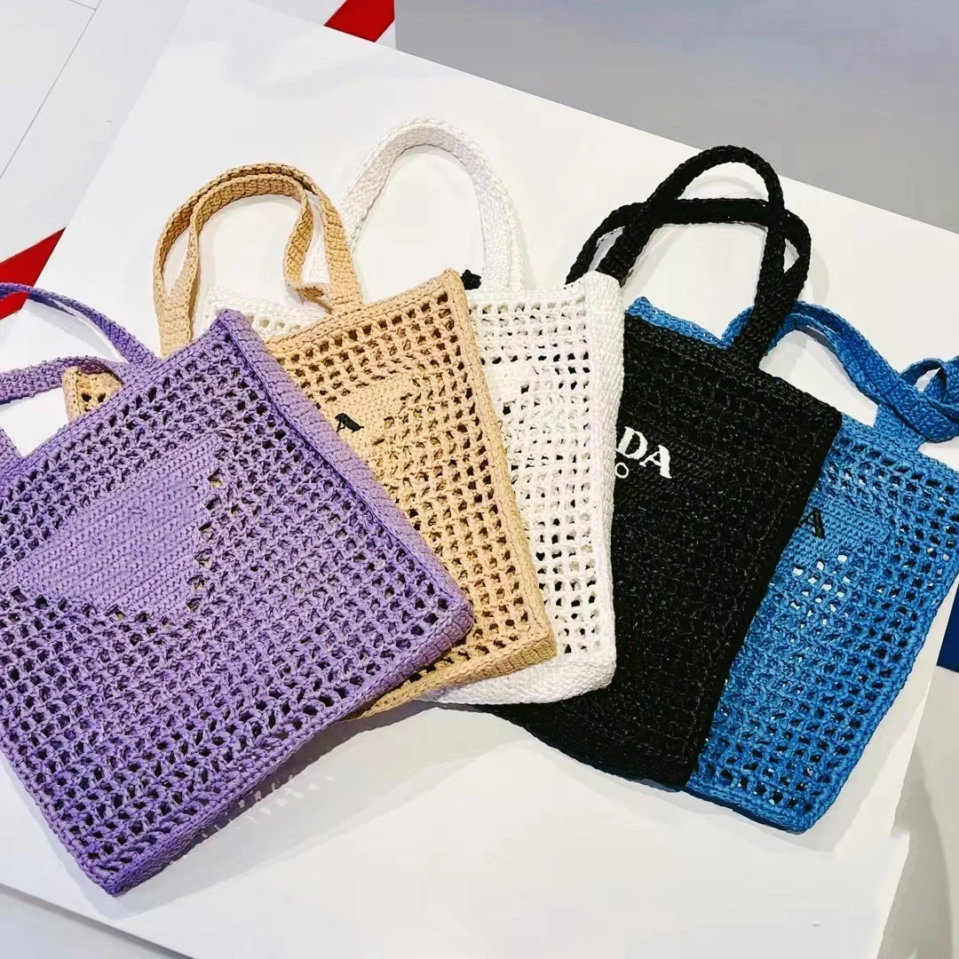 

Designer Bags Luxury Straw Bag stylishyslbags Women Plaited Raffia woven bag Large Capacity Casual Tote Handbag Hollow Summer Beach Vacation Shoulder Bag fold, #8