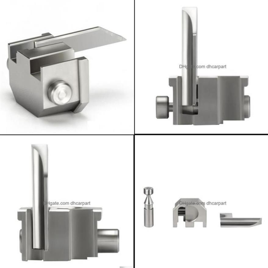 

Tactical Adjustment Cnc Full Stainless Steel Matic Selector Switch For Glock 17 18 19 G17 G18 G19 G26 G43 Sear And Slide Mod Dh5263k, As show