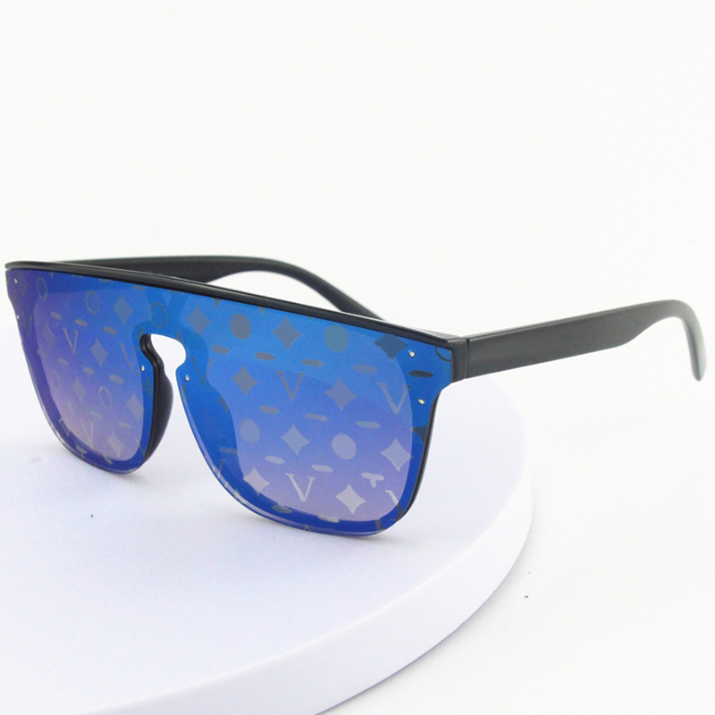 

Fashion Designer Sunglasses For Woman Man Eyeglasses Flower Blue Lens Sports Sun glasses With Letter Eyewear Oculos De Sol With And Zipper Box