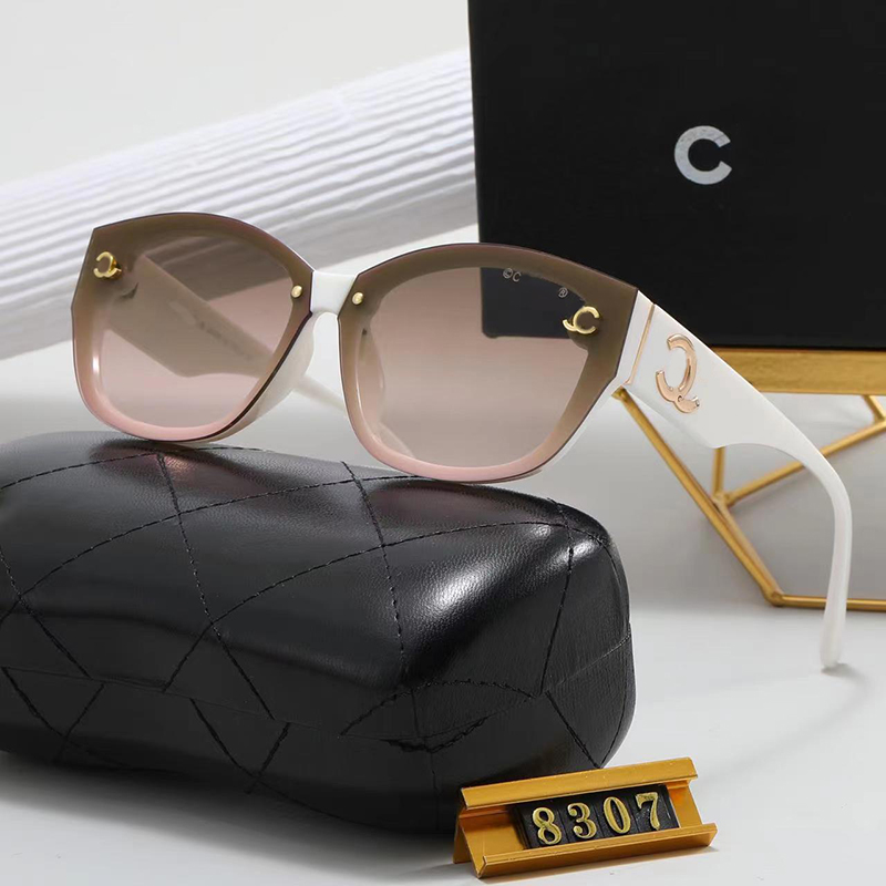 

Luxury designer channel sunglasses retro cat-eye sunglasses anti-UV polarized travel fashion beach sunglasses photography sports anti-glare