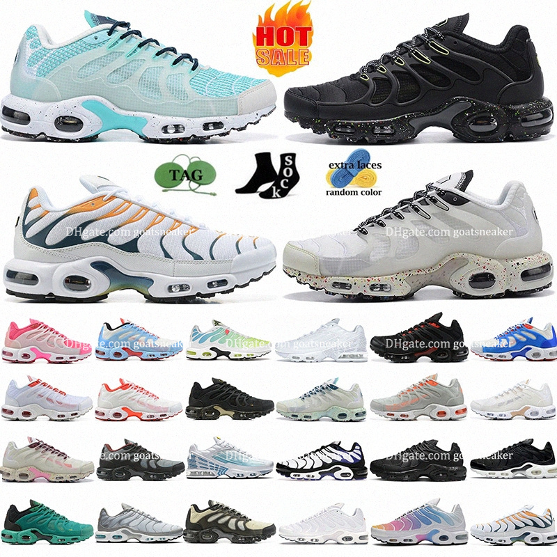 

2023 Running Shoes men women Terrascape Tn Plus 3 Sneakers Triples Black White Unity Hyper Sky Blue Fury Jade Barely Vol Sail Sea Glass trainers, 23