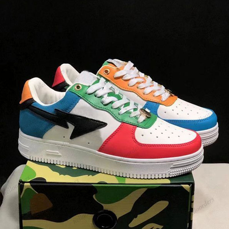 

Designer Casual sk8 sta Shoes SK8 Camo Combo Grey Black Pink Green Camos Pastel Blue Patent Leather Platform stas Sneakers Trainers