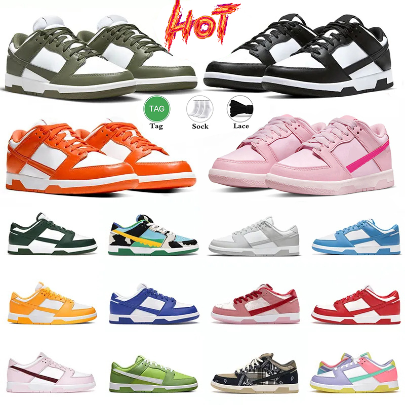 

Designer Running Shoes for Men Women 2023 Low Black White Panda Photon Dust Kentucky University Red green Brazil Chicago trainers outdoor sports sneakers 36-46, 27