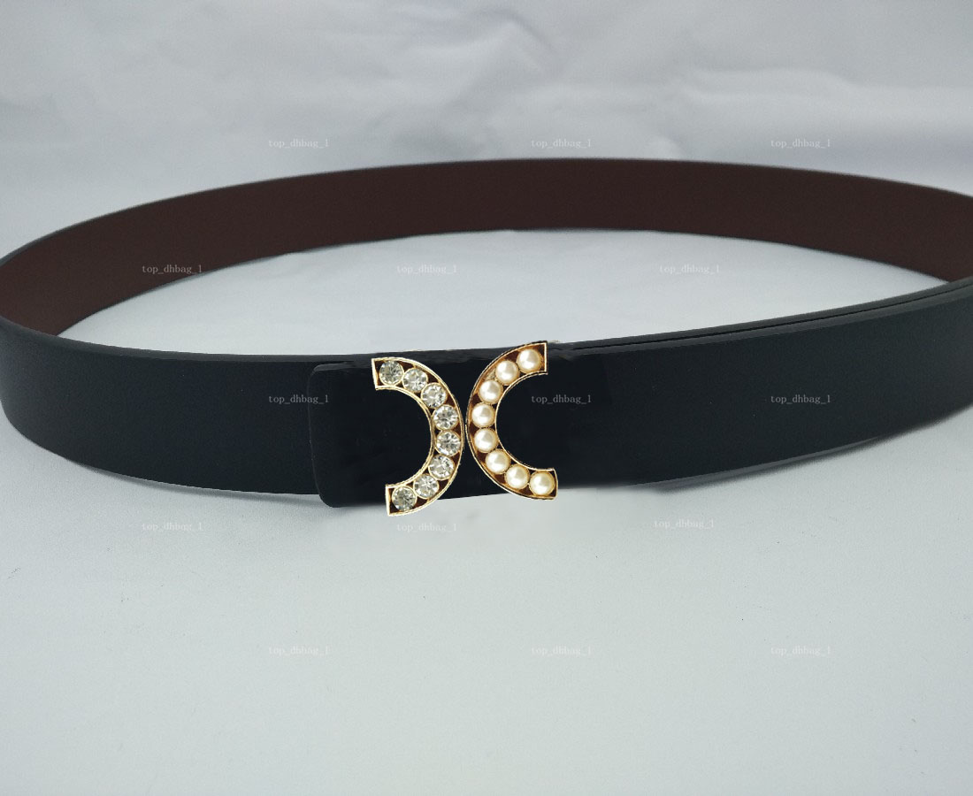 

NJ leather belt Designers Fashion luxury Cowhide High Quality for Women Classic S Buckle, Style lish Waistband for Casual and Formal buckle 420, Black