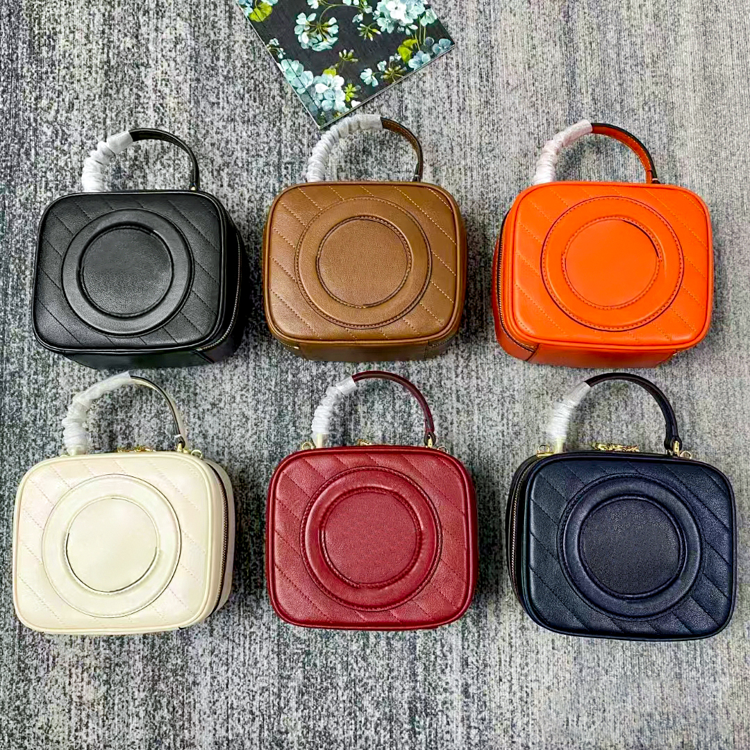 

Fashion Genuine leather hobo pochette blondie bag luxury round top handle tote shoulder clutch hand bags designer womens mens Camera handbag travel cross body bag, Dark blue