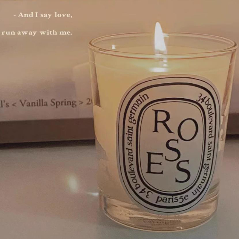 

Incenses Family Incense Scented Candle perfumed candles 190g basies rose limited edition full house with fragrance 1v1charming smell
