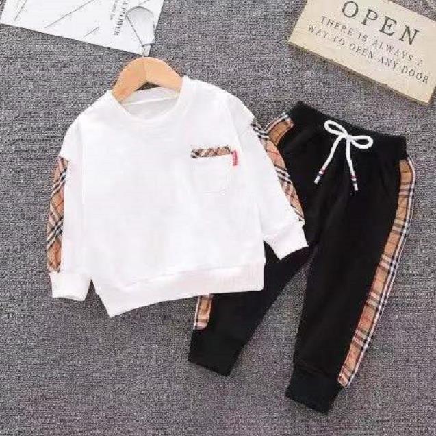 Kids Designer Clothing Sets New Baby Top Tracksuits Pants two Piece Fashion Jackets and Jogger Casual Sports Style Sweatshirt Coat Boys Girls Col-image-1087250306
