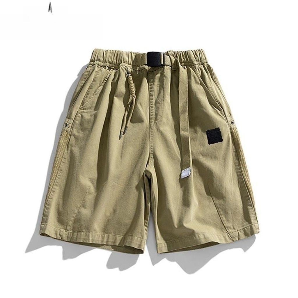 

Stone 23ss new European and American streetwear casual shorts washed cotton ins pocket work pants five-point pants men's work shorts 38 tied shorts, Gift bags do not ship