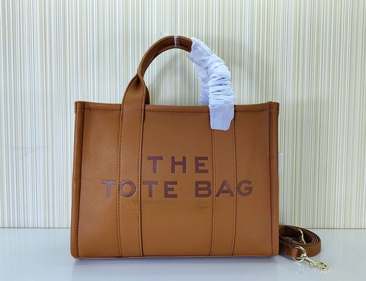 

designer Leather handbag The Tote Bag Marc Womens Handbag Signature Branding Totes Bags Shoulder Crossbody Colorblock Bags Jobobs Canvas Large MJ Purses, Blue