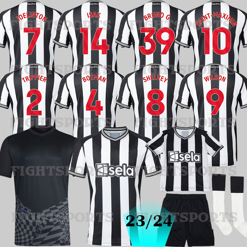 

23 24 BRUNO G Sports soccer jerseys 130 Years ISAK BOTMAN JOELINTON TRIPPIER 2023 2024 MAXIMIN WILSON SHELVEY ALMIRON football shirt NEWCASTLES Men kids kits, 23 24 home
