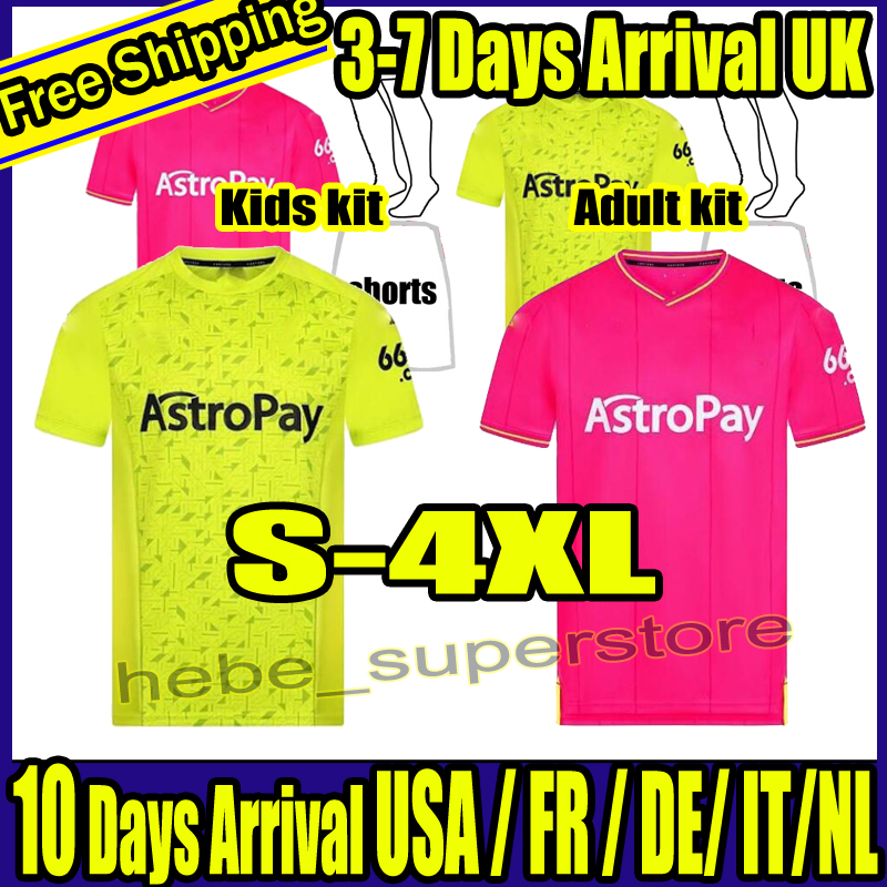 

4XL 23 24 Wolves Soccer Jerseys RAUL SEMEDO NETO NEVES TRINCAO 2023 2024 Wanderers J OTTO PODENCE GIBBS HEE CHAN Wolverhampton Football Shirts Men Kit Kids uniform, Third
