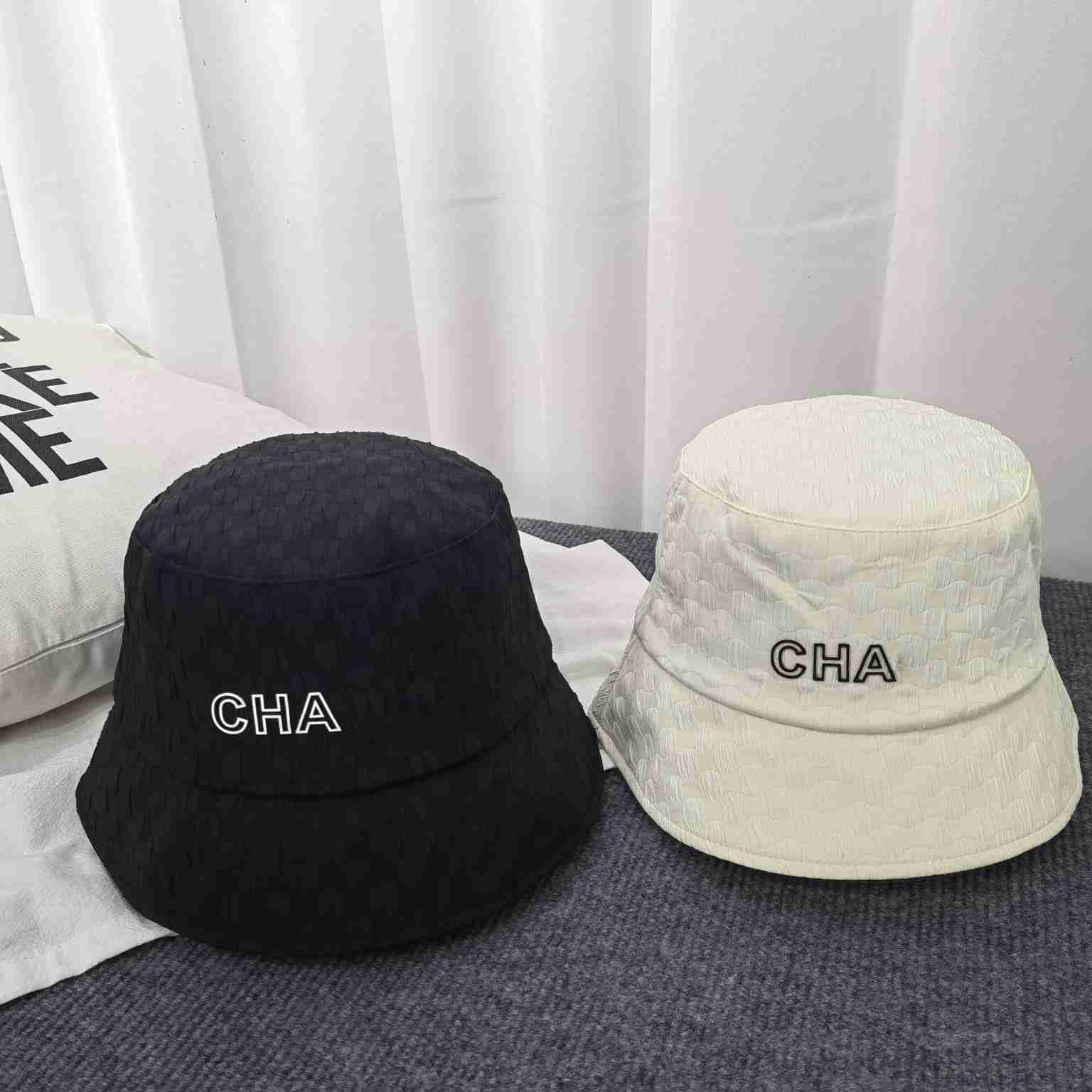 

Summer Women Designer Bucket Hats Leisure Letter Print Tourism Holiday Breathable Sun Protection bucket hat, Black