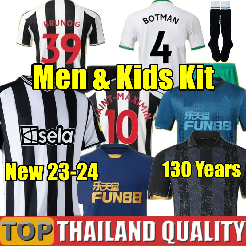 

23 24 soccer jerseys ISAK BRUNO GUIMARAES JOELINTON TRIPPIER 2023 2024 UNITED MAXIMIN WILSON ALMIRON MURPHY football shirt men kids kits, 22/23 home - men