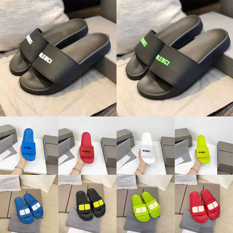 Designer Slides Men Slippers Bag bloom flowers printing leather Web Black shoes Fashion luxury summer sandals beach sneakers-image-875624939
