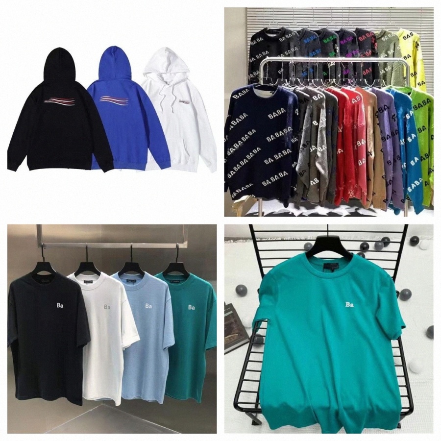 

Men t shirt Designer Hoodie Womens Sweater Hoodies Pullover Hooded Sweatshirts Hip Hop TShirt Short Sleeves Shirts High Street Print Pullover Letter Print Sweater, No brand shorts-1