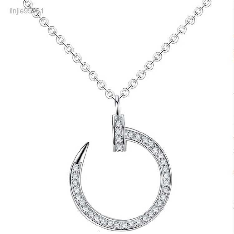 

Branded Sterling Silver Necklace Fashion Full Collarbone Chain Necklaces Opp