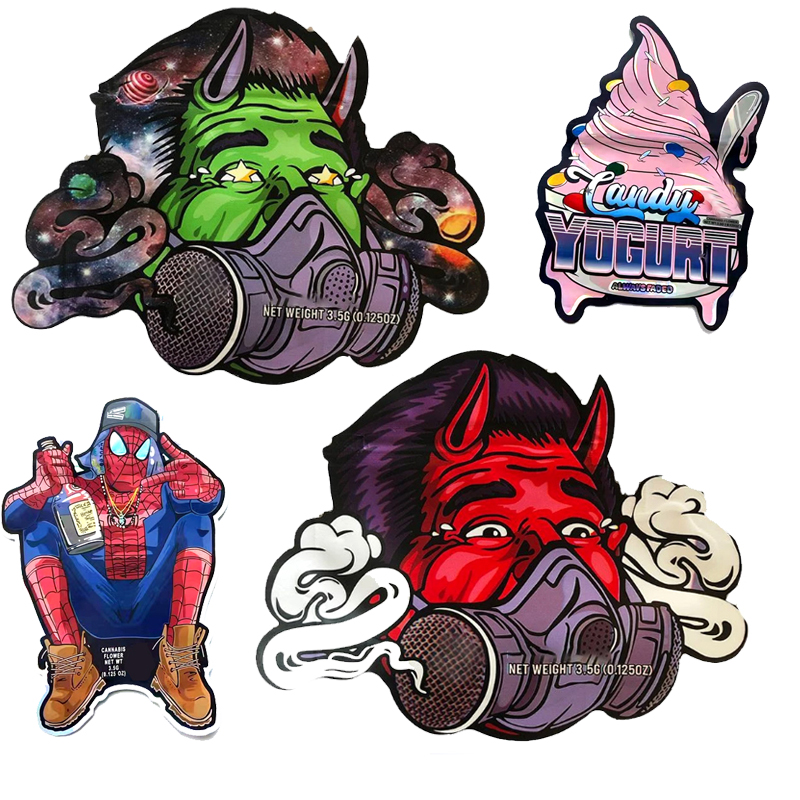 

Empty Special Shaped Mylar Bags 3.5g Resealable Smell-proof Ziplock Pouch Package Aluminum Foil Food Storage Case