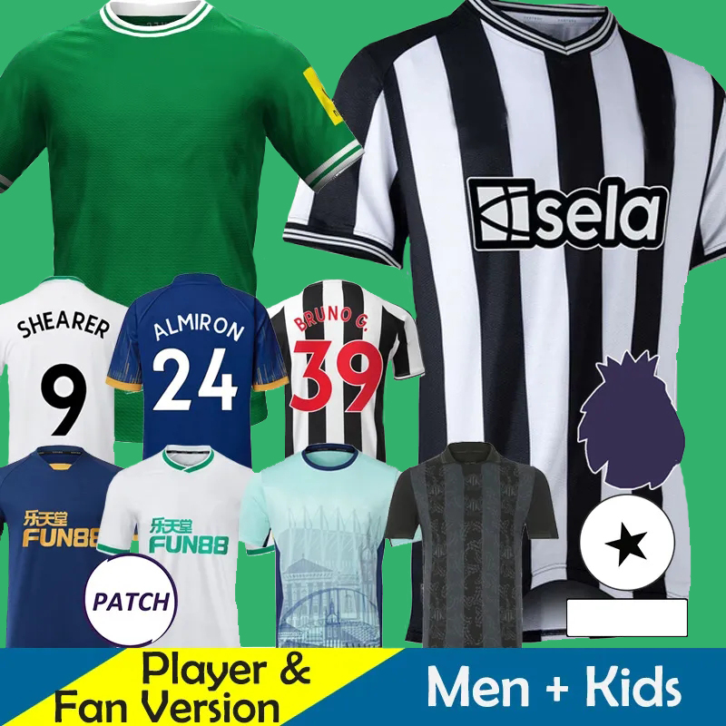 

XXXL  BRUNO G. 23 24 Newcastle Soccer Jerseys ISAK NUFC home JOELINTON TRIPPIER 2023 2024 Football Shirt MAXIMIN top Men Kids sets, 2324;away;set