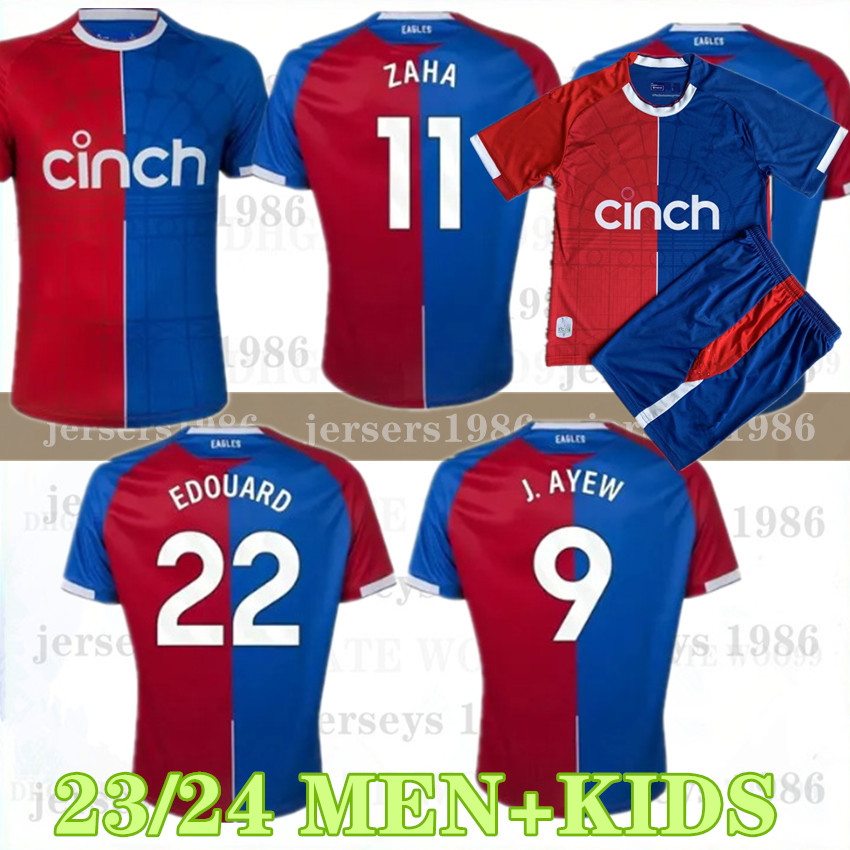 

23 24 OLISE Crystal Soccer Jerseys 23 24 ZAHA EZE J.AYEW Palace home Top Football shirt Kit BENTEKE SCHLUPP MATETA EDOUARD GALLAGHER Men kids jersey uniforms 999