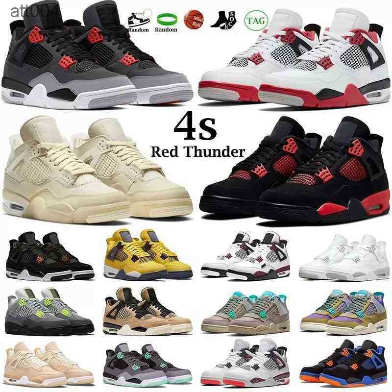 

New University Shoes Blue Jumpman 4 4s mens Basketball Shoes white jordan4 guava ice oreo sail noir jordens metallic Fire Red black cat shimmer jordans4 cactus jack, A4 sail 36-47