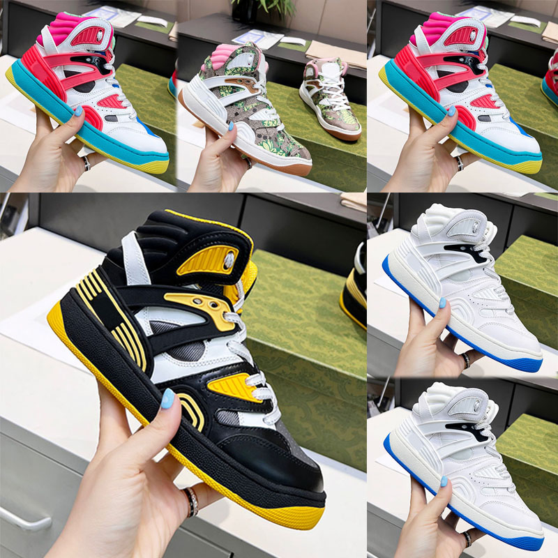 

With box Mens Designer top quality good game Basket sports shoes Fashion popular Sneaker classics High-top Ankle ventilate mesh Women Casual Shoes