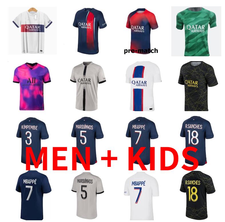 

pSGS MBAPPE HAKIMI PLAYER #30 soccer jerseys 22 23 24 Maillots de football 2023 2024 MARQUINHOS VERRATTI WIJNALDUM men kids kit shirt uniforms maillot foot third 3rd