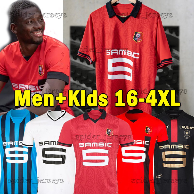 

XXXL 4XL 2023 ReNnEs StAdE ReNnAis soccer Jerseys 120th Anniversary 22 23 SULEMANA GUIRASSY BOURIGEAUD Adult men Player Kids Kits socks full sets football jerseys, 23-24 home with sponsors patch