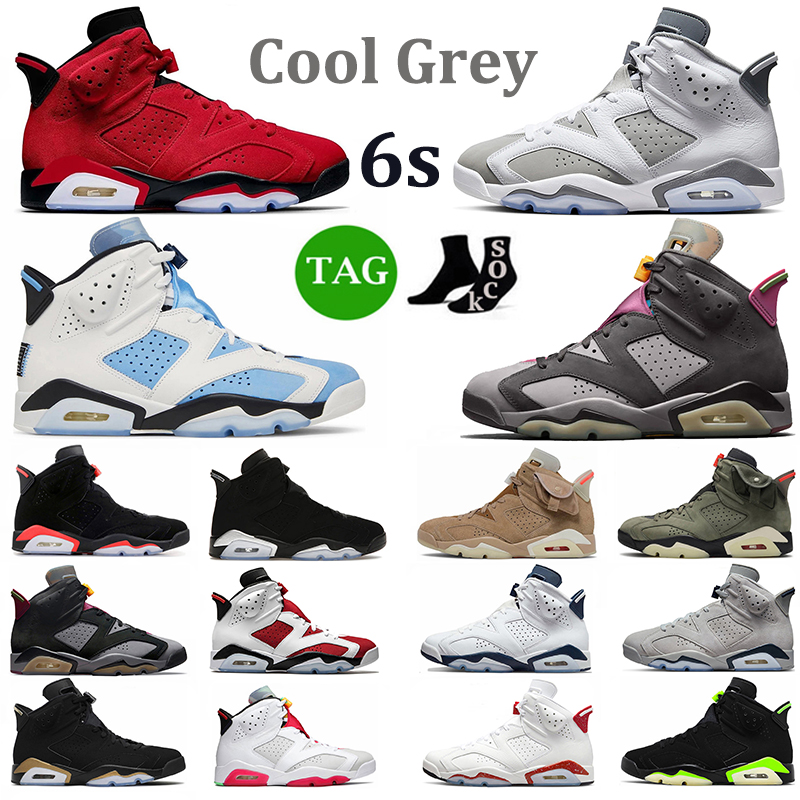 

Men Women 6 Basketball Shoes 6s UNC British Khaki Georgetown DMP Millennial Pink Marron Red Infared Toro Bravo Mens Trainer Sports Sneakers, #17 40-47