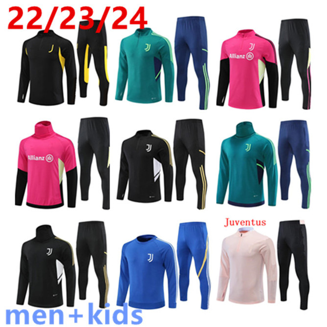 

Juventus tracksuit 2023 2024 soccer jerseys POGBA DI MARIA VLAHOVIC CHIESA 22 23 24 Juventus training suit men kids kit football kit uniform sportswear, 10