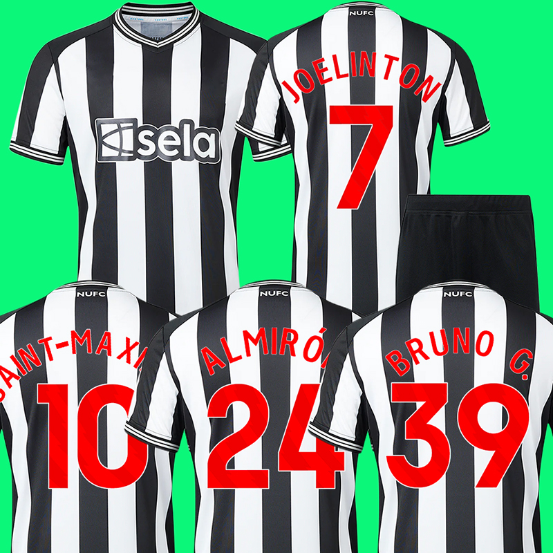 

23 24 soccer jerseys Newcastles ISAK BRUNO Guimaraes JOELINTON TRIPPIER 2023 2024 MAXIMIN WILSON ALMIRON UNITED MURPHY football shirt men kids kits 123, 1994-1996 away