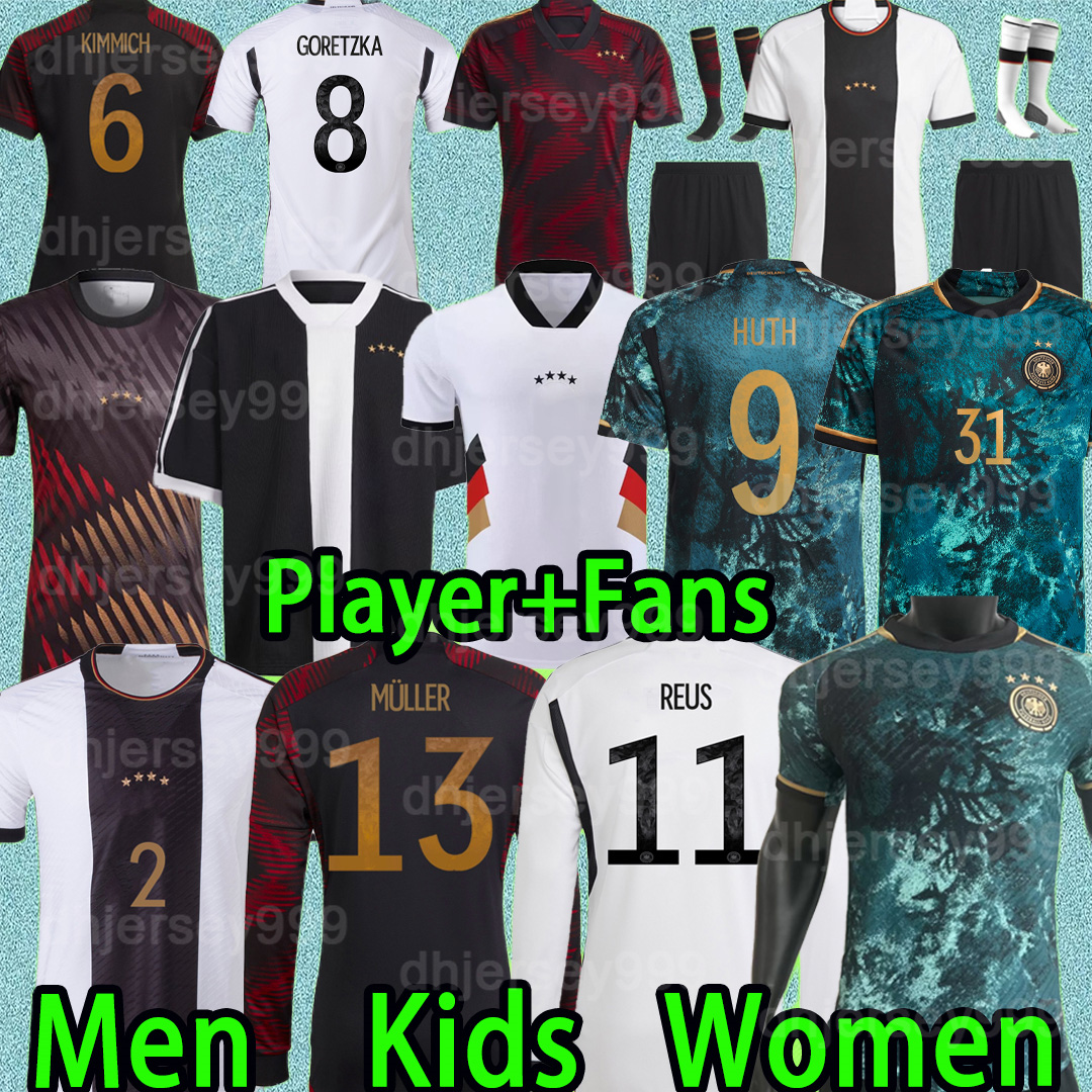 

2023 germany world cup soccer jersey plus size 4XL national team german football shirts men kids women long sleeve GNABRY MULLER GOTZE MUSIALA, 2023 kids