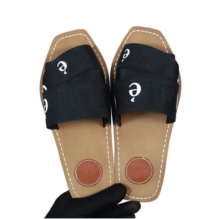 

top quality Casual Shoes Summer sandal designer mens slippers canvas wooden flatbottomed mule sheepskin lining white black gray green fur fashion and womens skateb