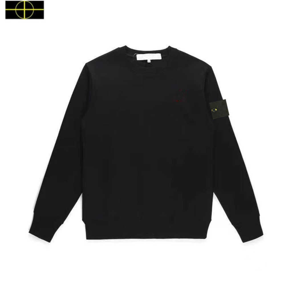 

23ss plus size coat Men's women stone island Sweatshirt brand Casual Pullover Fall new Black Hoodie Women's Long Sleeve Sweater Compass Logo Top, Orange
