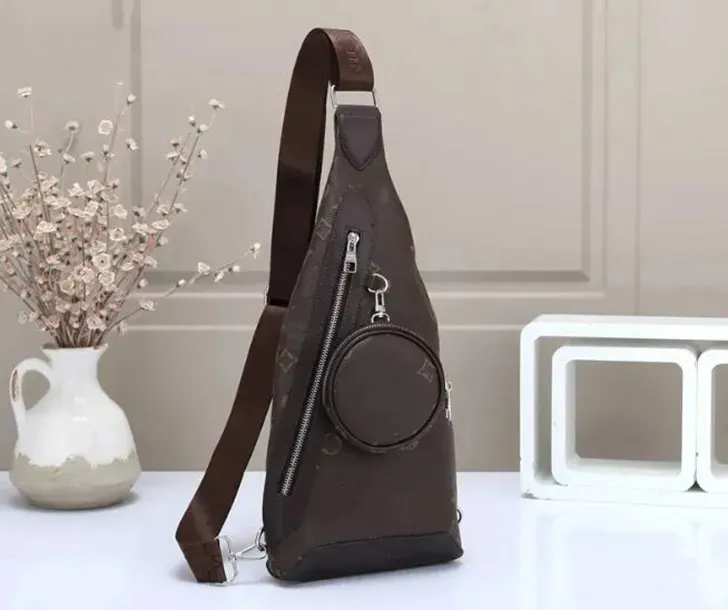 

M30936 Monograms Designer Duo Chest CrossBody Bag Avenue Sling Shoulder Bag Damier Adjustable Strap Trend Backpack Mens Luxury Monograms Leather Outdoor Packs